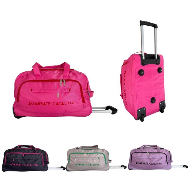 BOLSO AGARRATE CATALINA C/CARRO 20"