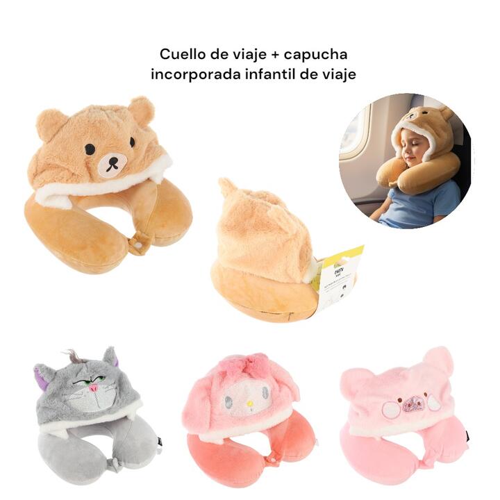 ALMOHADA DE VIAJE CON CAPUCHA OWEN